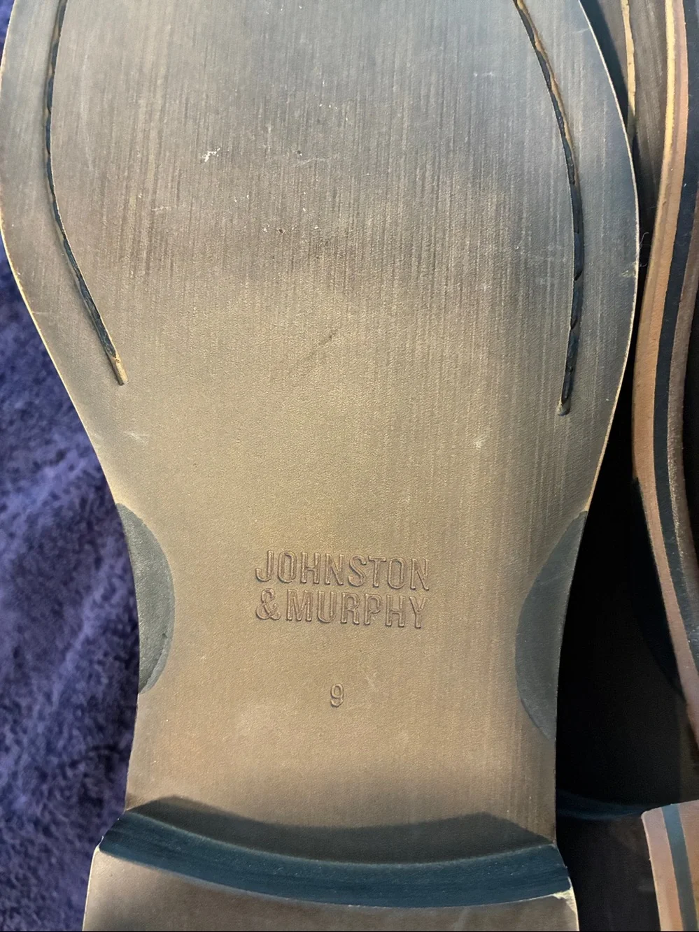 Johnston & Murphy polished black